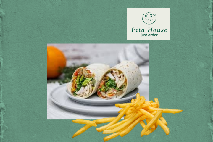 Chicken Wrap Combo - Pita House - Bern