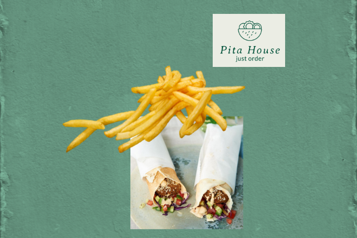 Falafel Wrap Combo - Pita House - Bern