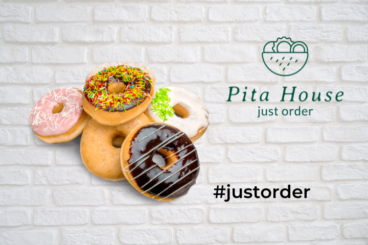 Donuts Box (Vanille, Erdbeere, Schokolade) - Pita House - Bern