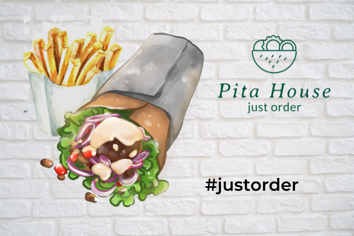 Chicken Wrap Combo - Pita House - Bern