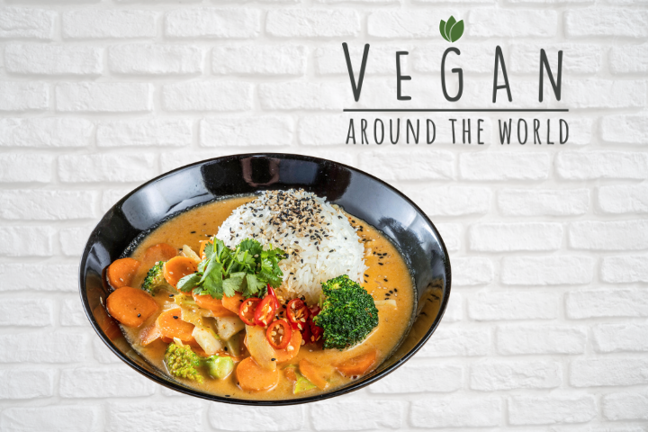 Massaman Curry with Vegetables - Vegan Around The World - Bern