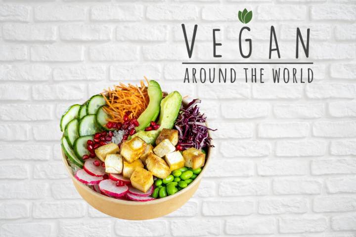 Poke Bowl with Tofu - Vegan Around The World - Bern