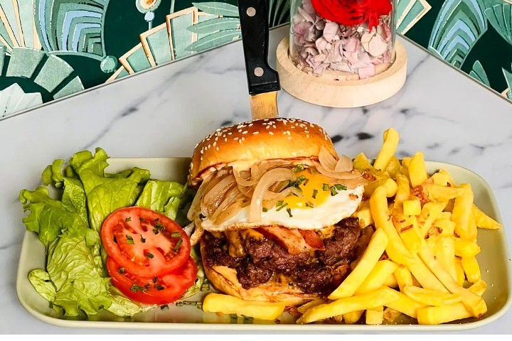 Chicken Beef Burger Menu - The Circus