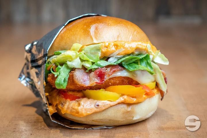 Chicken Burger avec Frites - Best of America