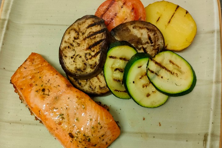 Slice of Salmon - Osteria Calprino