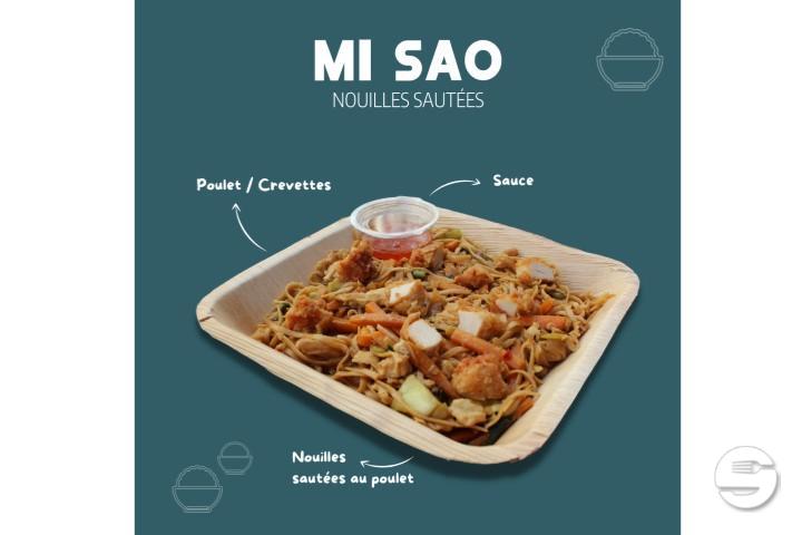 Nouilles sautées au poulet - Tsaky