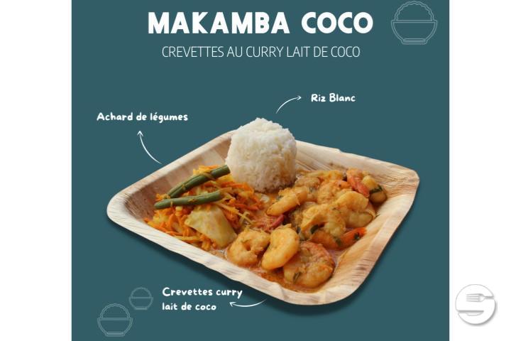 Crevettes curry au lait de coco - Tsaky
