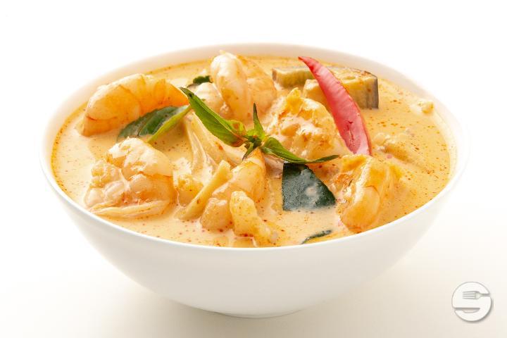 206. Red Curry with Shrimps - Saveurs d'Ailleurs