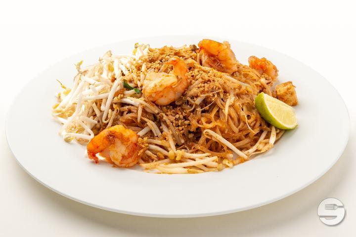 223. Pan Fried Noodles with Shrimps - Saveurs d'Ailleurs