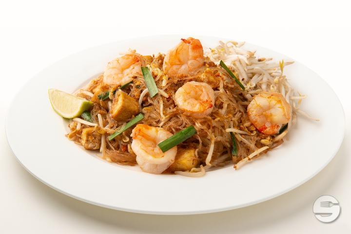 227. Pan Fried Vermicelli with Shrimps and Eggs - Saveurs d'Ailleurs