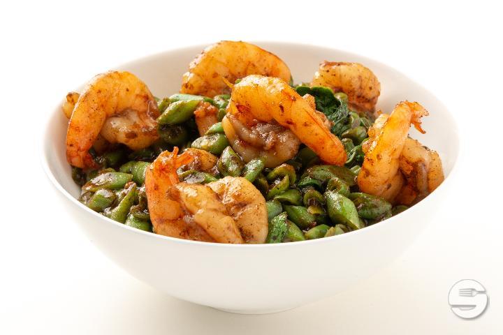 248. Shrimps with Thai Basilic - Saveurs d'Ailleurs