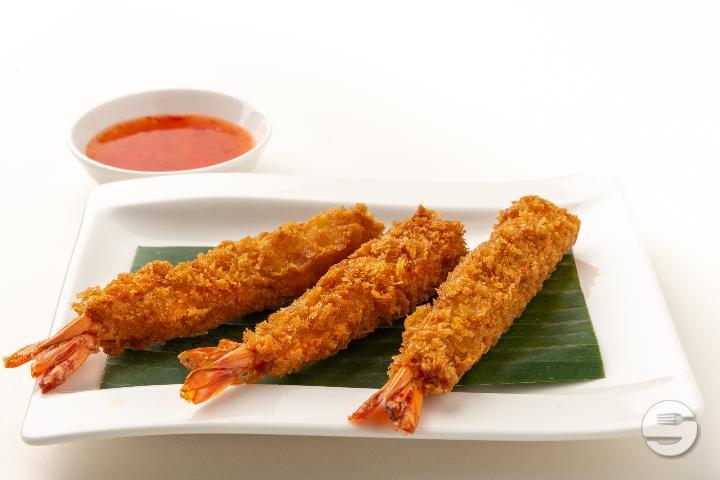 106. 3 Deep Fried Shrimps - Saveurs d'Ailleurs