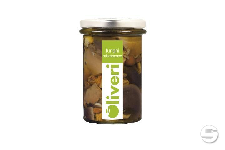 Champignons Mélangés dans l'Huile EVO - Sainte Lucie Epicerie Fine