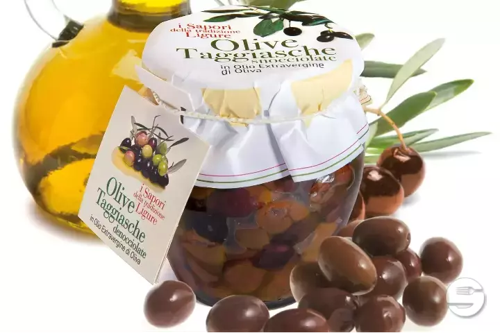 Olives Taggiasche dénoyautées à l'huile EVO
