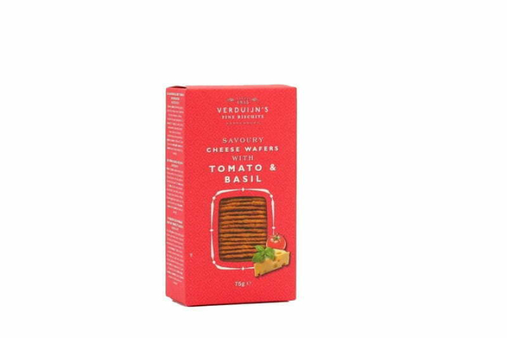 Gaufres fromage tomate/basilic verduijn's 75g