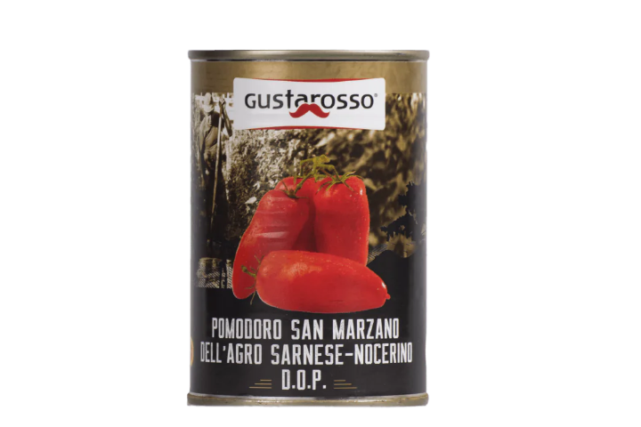 Gustarosso Tomates Péeles San Marzano DOP d'Agro-Sarnese Nocerino - boite 400g
