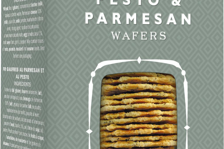 Gaufres fromage parmesan basilic verduijn's 75g