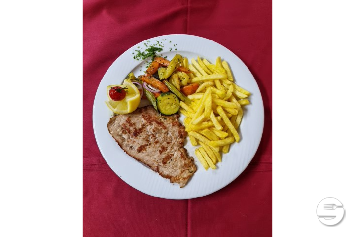 Grilled Veal Paillard - Cave Valaisanne