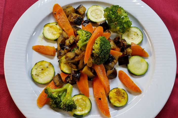 Plate "Trois Légumes" - Cave Valaisanne