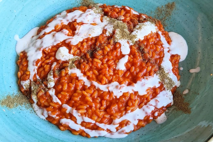 Risotto Pomodoro e Stracciatella - Calia