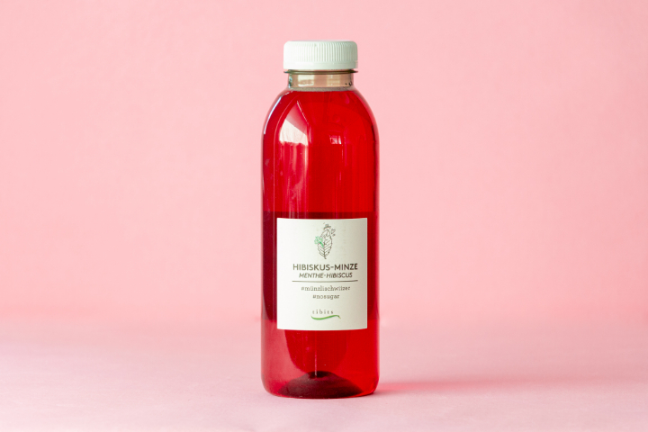 tibits Ice-Tea hibiscus mint, sugar free, 5dl PET - taste that! by tibits