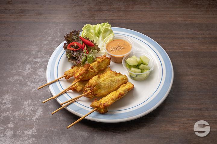 Chicken Satay Skewers - Téa Thaï Food