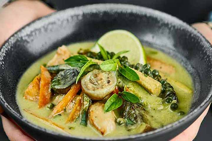 Green Curry Vegetables - Téa Thaï Food