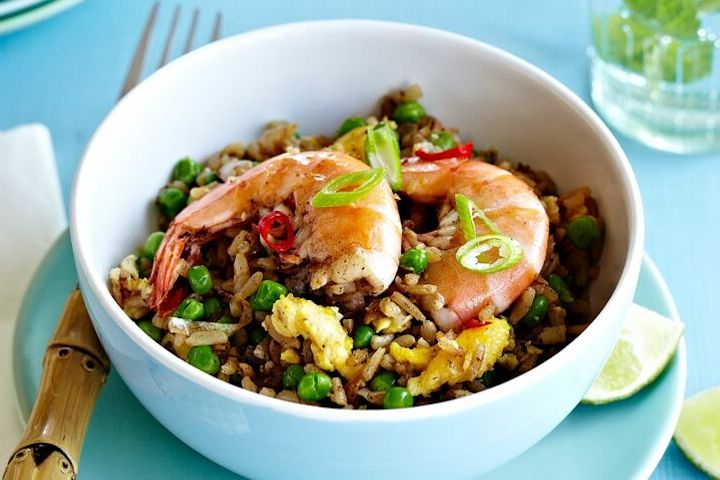 Fried Rice Shrimps - Téa Thaï Food