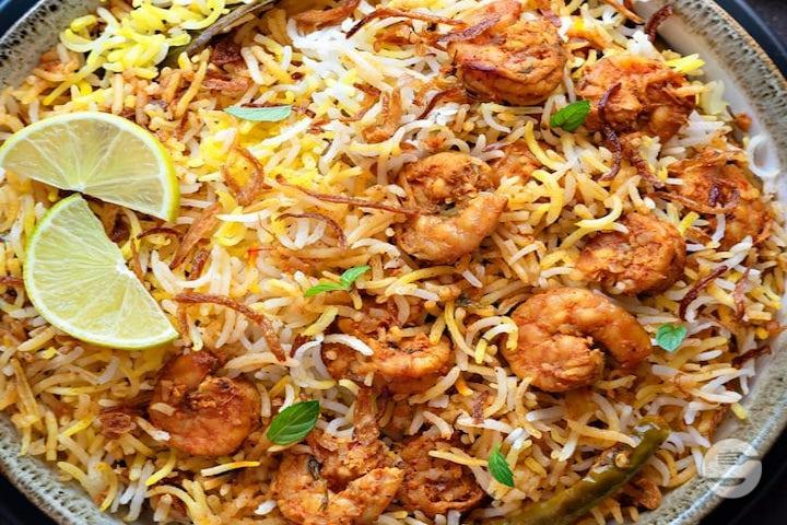Prawn Biryani - Desi Kitchen