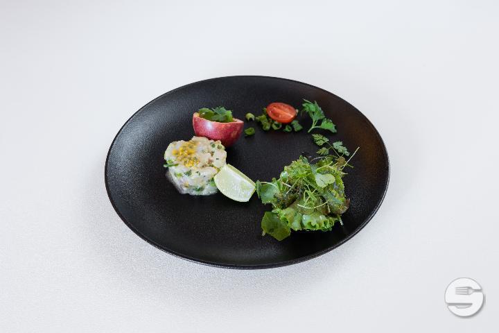 Sea Bass Ceviche with Citrus fruits - Auberge de Vandoeuvres