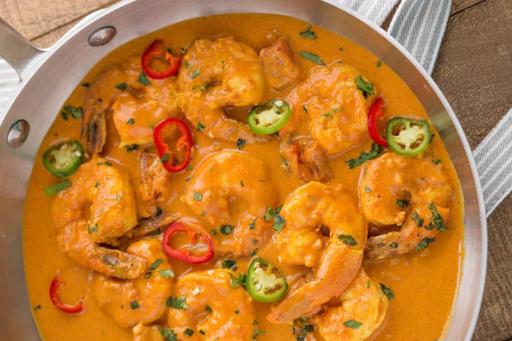 Shrimp Curry with Rice - Chandran Asian Shop