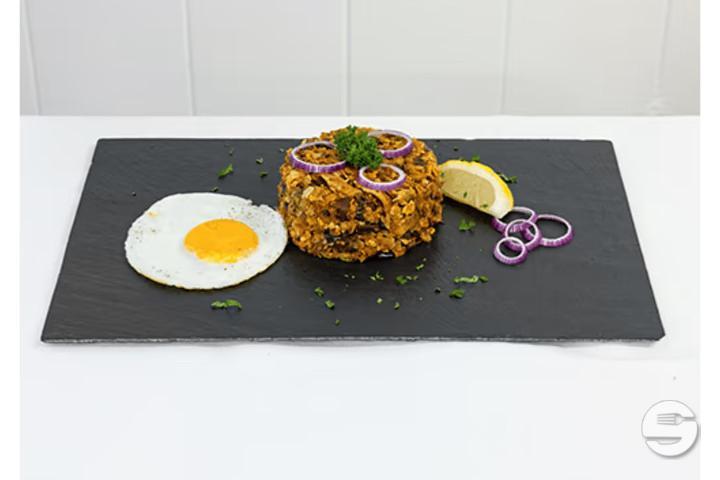 Egg Kottu & Fried Egg - Kitchella