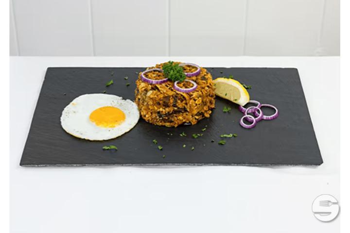 Chicken Kottu & Fried Egg - Kitchella