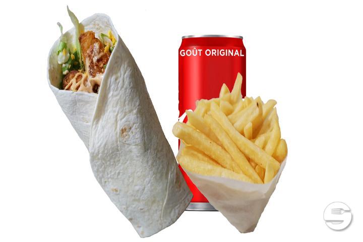 Wrap Tandoori Chicken Menu - Chez Momo