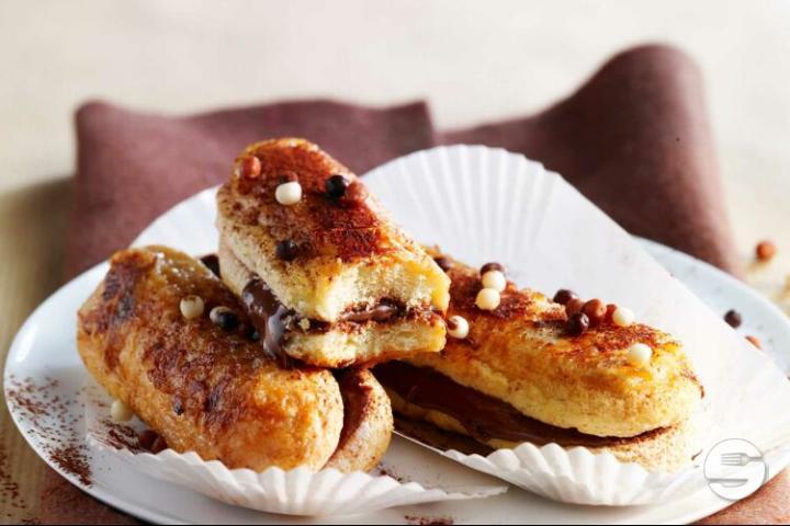 1/2 Baguette Tartinée au Nutella - Épi'Toscano