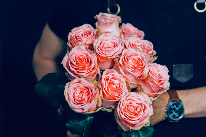 Bouquet de Roses Pastels - Jungle Pop