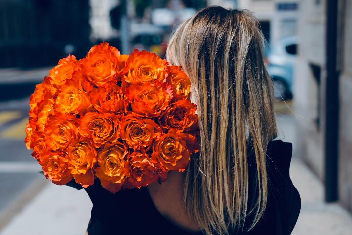 Bouquet de Roses Colorées - Jungle Pop
