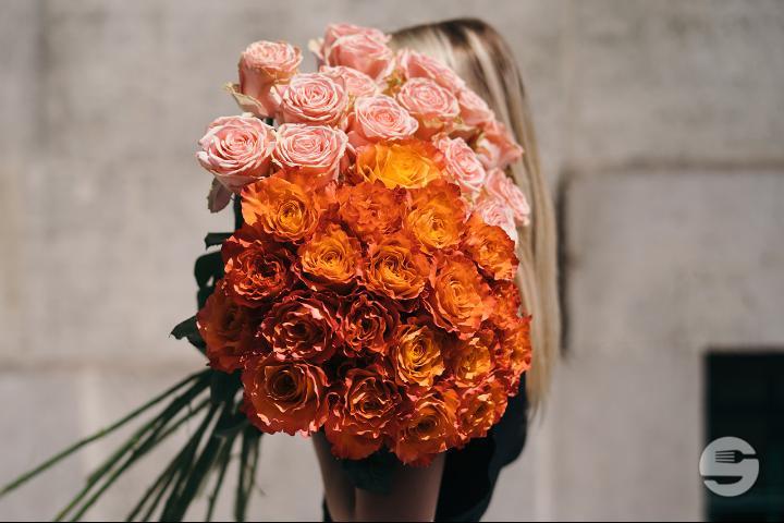 Bouquet of Colourful Roses - Jungle Pop