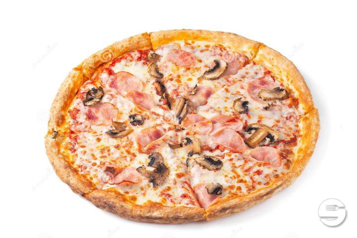 Ham & Mushroom Pizza - Royal Kebab