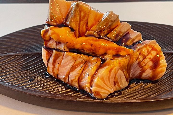 23. Sashimi Flambè - Mo Sushi & Dim Sum