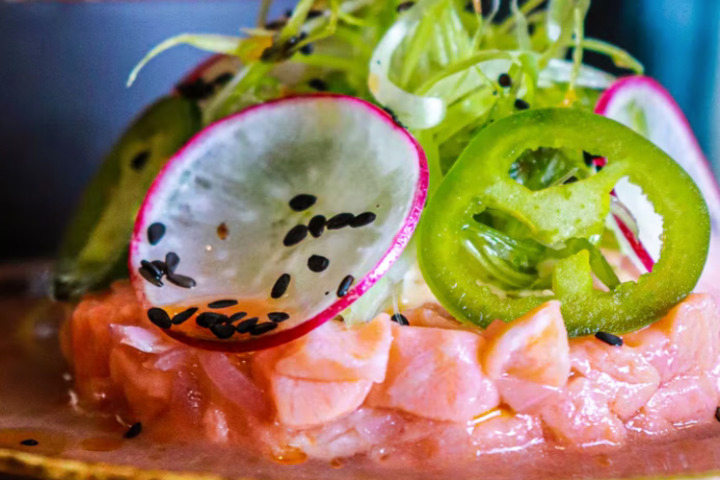 25. Salmon Tatar - Mo Sushi & Dim Sum