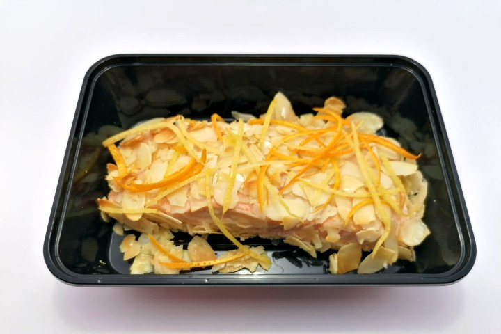 Salmon Citrus and Almonds - Ristorante Antico Forno Tre Marie By Galbusera