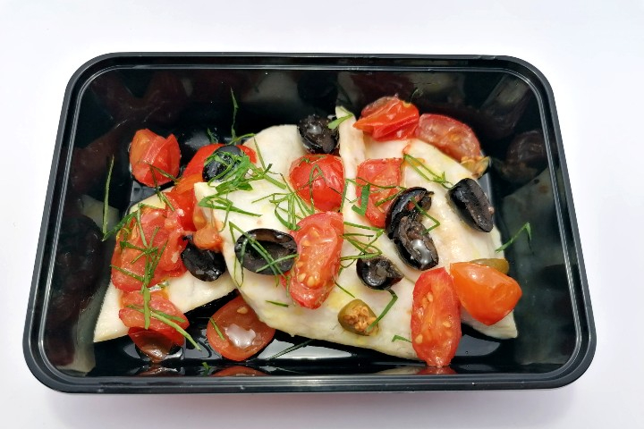 Sea bream Mediterranean style - Ristorante Antico Forno Tre Marie By Galbusera