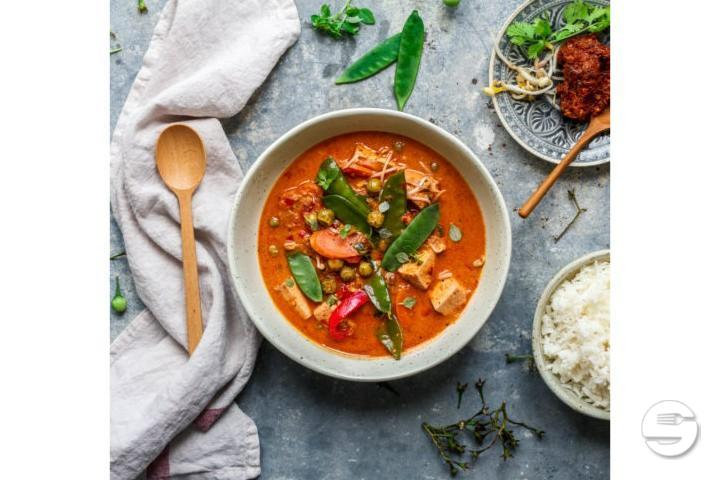 Red Curry Vegi - Young Coconut
