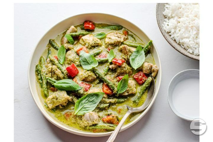 Green Curry Vegi - Young Coconut
