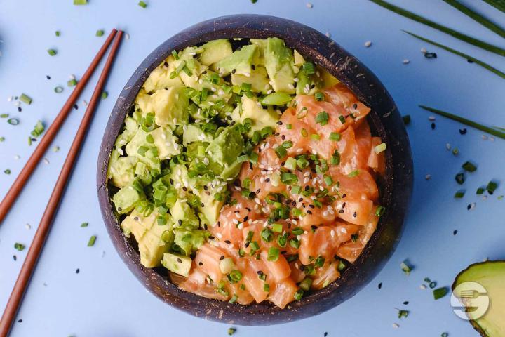 Chirashi Saumon Avocat 🥑 - POKAWA