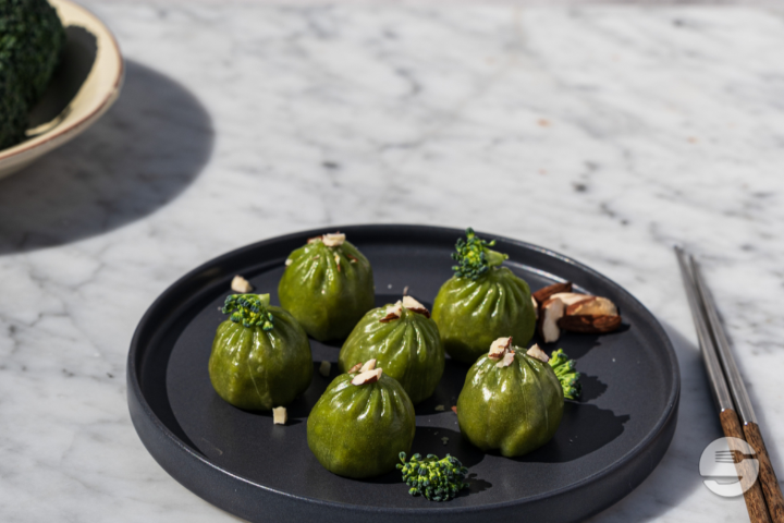 Grilled Broccoli & Almond - Madame SUM x La Cave Gourmande