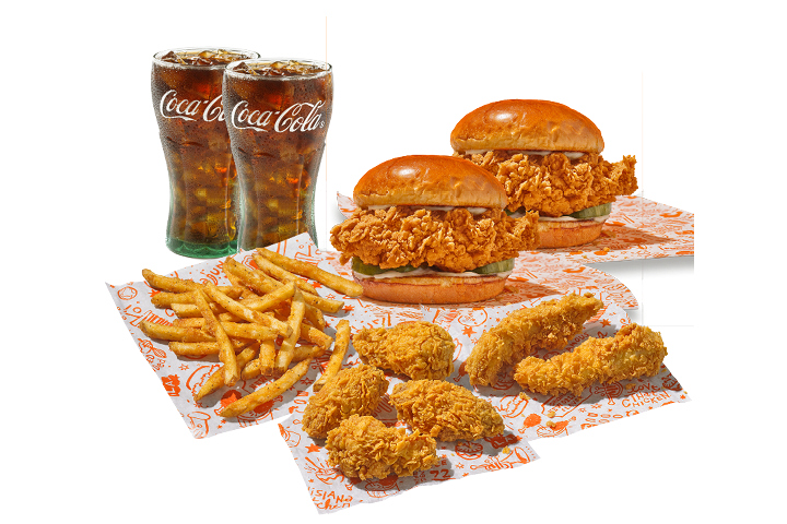 For TWO: Sandwich Spicy Combo🌶 - Popeyes Louisiana Kitchen