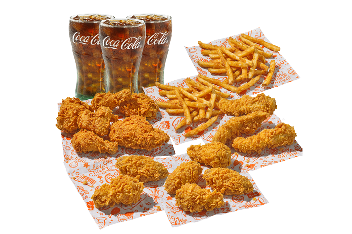 For THREE (3): Chicken Spicy Combo 🌶 - Popeyes Louisiana Kitchen