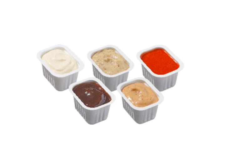 Signature Sauces Pack ( includes all 5 signature sauces: Mardi Gras, Bold BBQ, NOLA, Buffalo, and Garlic Sauce) - Popeyes Louisiana Kitchen